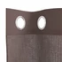 Kép 5/8 - 2 db barna fátyolfüggöny rojtokkal 140x245 cm