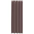 Kép 4/8 - 2 db barna fátyolfüggöny rojtokkal 140x260 cm