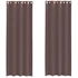 Kép 1/8 - 2 db barna fátyolfüggöny rojtokkal 140x300 cm