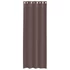 Kép 4/8 - 2 db barna fátyolfüggöny rojtokkal 140x300 cm