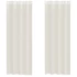 Kép 1/8 - 2 db krémszínű fátyolfüggöny rojtokkal 140x300 cm