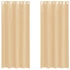 Kép 1/8 - 2 db homokszínű fátyolfüggöny rojtokkal