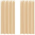 Kép 1/8 - 2 db homokszínű fátyolfüggöny rojtokkal