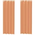 Kép 1/8 - 2 db terrakotta színű voile fátyolfüggöny rojtokkal