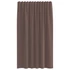 Kép 4/9 - 2 db barna voile függönyök rúd zsebekkel