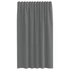 Kép 4/9 - 2 db sötétszürke voile függönyök rúd zsebekkel