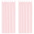 Kép 1/8 - 2 db világos Rózsaszínű fátyolfüggöny hurokkal 140x260 cm