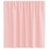 Kép 4/8 - 2 db Rózsaszín fátyolfüggöny hurokkal 140x140 cm