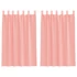 Kép 1/8 - 2 db Rózsaszín fátyolfüggöny hurokkal 140x175 cm
