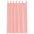Kép 4/8 - 2 db Rózsaszín fátyolfüggöny hurokkal 140x175 cm