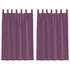 Kép 1/8 - 2 db lila fátyolfüggöny hurokkal 140x175 cm