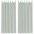 Kép 1/8 - 2 db világosszürke fátyolfüggöny hurokkal 140x245 cm