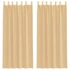 Kép 1/8 - 2 db homokszínű fátyolfüggöny hurokkal 140x245 cm