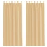 Kép 1/8 - 2 db homokszínű fátyolfüggöny hurokkal 140x260 cm