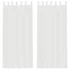 Kép 1/8 - 2 db fehér fátyolfüggöny hurokkal 140x245 cm