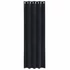Kép 4/8 - Sötétítő függöny 2 db Fekete 140 x 260 cm Bársony