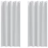 Kép 1/8 - Fekete Függöny Gyűrűkkel 2 db Halvány szürke 245 x 140 cm