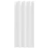 Kép 4/8 - Függöny Gyűrűkkel 2 db Tiszta Fehér 260 x 140 cm