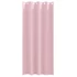 Kép 4/8 - Függöny Gyűrűkkel 2 db BabaRózsaszín 225 x 140 cm