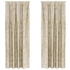 Kép 1/9 - Bársony függöny függönykel 2 db Krém 225 x 140 cm Bársony