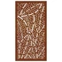 Kép 5/10 - Levélmintás corten acél kerti faldísz 105 x 55 cm