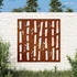 Kép 1/10 - vidaXL bambuszmintás corten acél kerti faldí­sz 55x55 cm