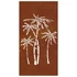 Kép 6/10 - Pálmafa mintás corten acél kerti faldísz 105 x 55 cm