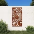 Kép 1/10 - vidaXL fogaskerék mintás corten acél kerti faldí­sz 105 x 55 cm