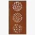 Kép 5/10 - Levélmintás corten acél kerti faldísz 105 x 55 cm
