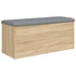 Kép 7/10 - Sonoma tölgyfa felnyitható párnázott tárolópad 102 x 42 x 45 cm