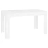Kép 1/6 - vidaXL fehér szerelt fa étkezőasztal 140 x 74,5 x 76 cm