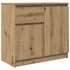 Kép 1/11 - vidaXL kézműves tölgy szerelt fa tálalószekrény fiókos 71x35x65 cm