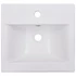 Kép 5/8 - Fehér kerámia beépíthető mosdókagyló 42 x 39 x 18 cm