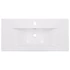 Kép 5/8 - Fehér kerámia beépíthető mosdókagyló 81 x 39,5 x 18,5 cm