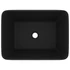 Kép 4/7 - Matt fekete kerámia luxus mosdókagyló 41 x 30 x 12 cm