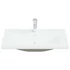 Kép 4/12 - Fehér kerámia beépíthető mosdókagyló csapteleppel 81 x 39 x 18 cm