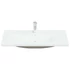 Kép 4/12 - Fehér kerámia beépíthető mosdókagyló csapteleppel 101 x 39 x 18 cm