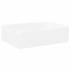 Kép 1/10 - vidaXL fehér téglalap alakú kerámia mosdókagyló 48x37x13 cm