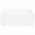 Kép 7/10 - Fehér téglalap alakú kerámia mosdókagyló 48 x 37 x 13 cm