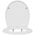 Kép 6/11 - WC ülőke Fehér 47 x 37 x 4 cm Duroplast