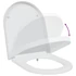 Kép 9/11 - WC ülőke Fehér 49 x 36 x 4 cm Duroplast
