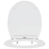 Kép 5/11 - WC ülőke Fehér 47 x 37,5 x 3,8 cm Duroplast