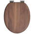 Kép 4/10 - Lágy záródású WC ülőke Barna 44 x 38 cm MDF lap