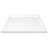 Kép 4/8 - Szögletes fehér ABS zuhanytálca 80 x 80 cm