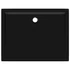 Kép 6/8 - Téglalap alakú fekete ABS zuhanytálca 80 x 100 cm