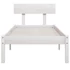Kép 4/9 - Fehér tömör fenyőfa ágykeret 90 x 200 cm
