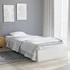 Kép 2/9 - vidaXL Single fehér tömör fa ágykeret 90 x 190 cm
