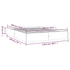 Kép 9/9 - Small fehér tömör fa ágykeret 120 x 190 cm