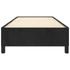 Kép 5/9 - Fekete bársony ágykeret 90 x 200 cm