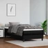 Kép 2/9 - vidaXL fekete műbőr rugós ágykeret 100x200 cm